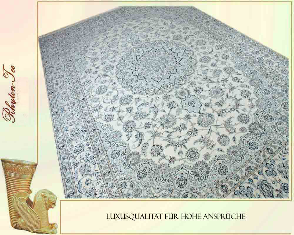 Prächtiger Perser Teppich mit Medaillonmuster