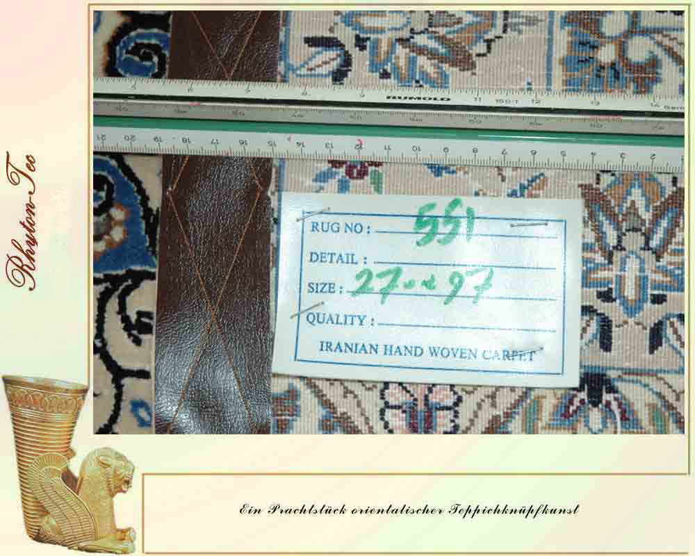 Exquisite Perser Teppich aus Isfahan, Stadt Nain, mit einzigartigen Eigenschaften